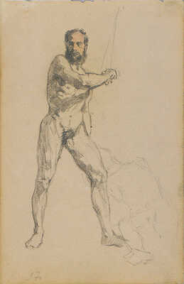 Кустодиев Борис Михайлович. Натурщик 